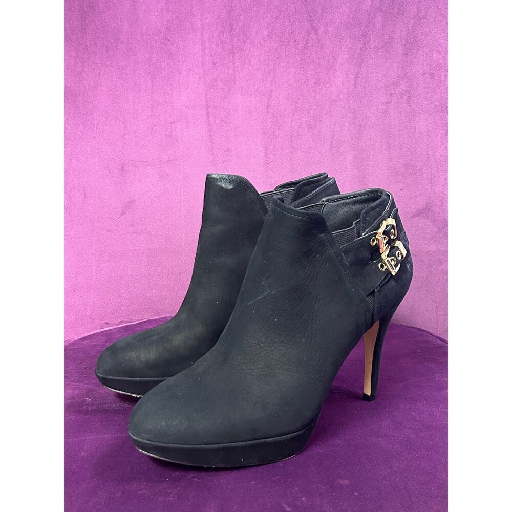 Vince Camuto Black Booties Heels